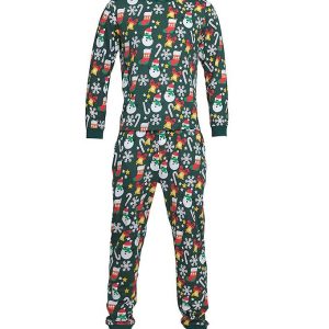 Jule-Sweaters Pyjamas - Grøn