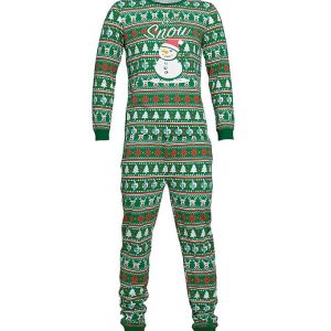 Jule-Sweaters Pyjamas - Grøn