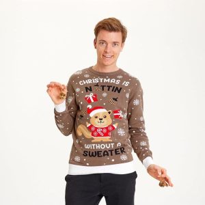 Jule-Sweaters - Christmas is Nuttin Without a Sweater - L