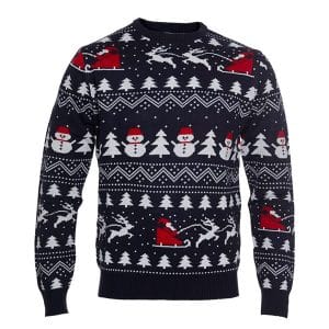 Jule-Sweaters - Den Stilede Julesweater - Barn - 3-4 Years