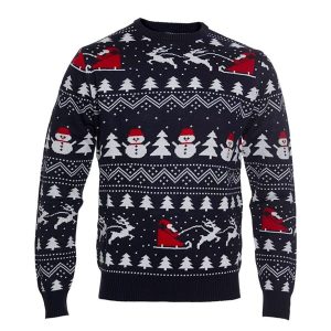 Jule-Sweaters - Den Stilede Julesweater - Barn - 7-8 Years