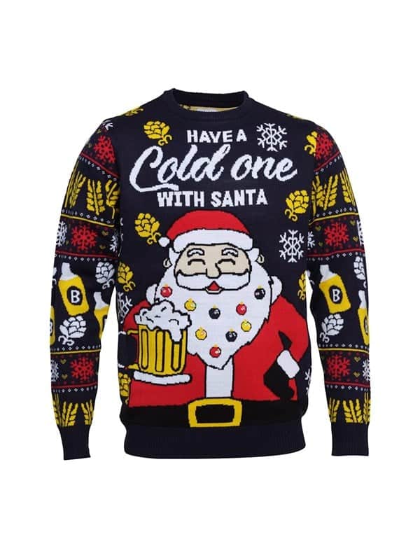 Jule-Sweaters - Have a cold one with santa julesweater - XS