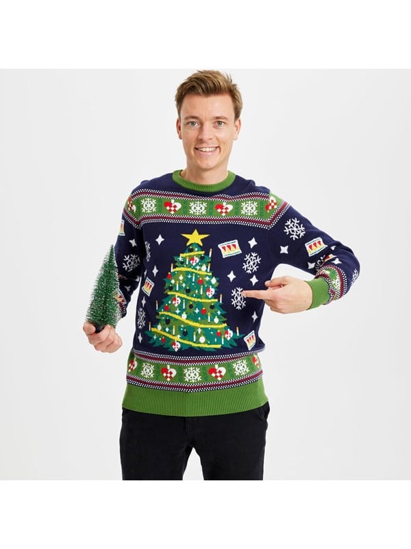 Jule-Sweaters - Juletræ Sweater - 2XL