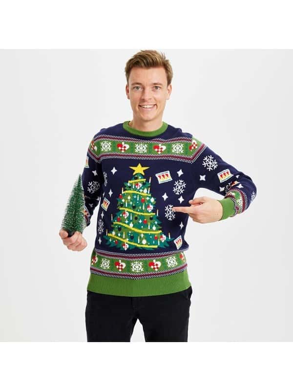 Jule-Sweaters - Juletræ Sweater - 3XL