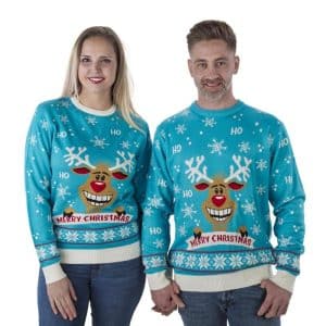 Merry Christmas Rudolf Julesweater