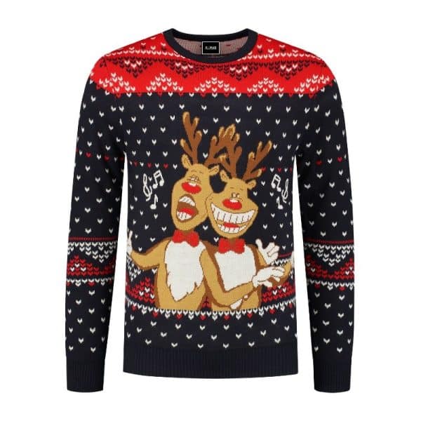 Syngende Rensdyr Julesweater