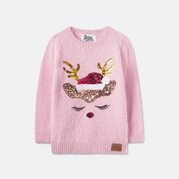 Glimmer Rensdyr Julesweater Børn