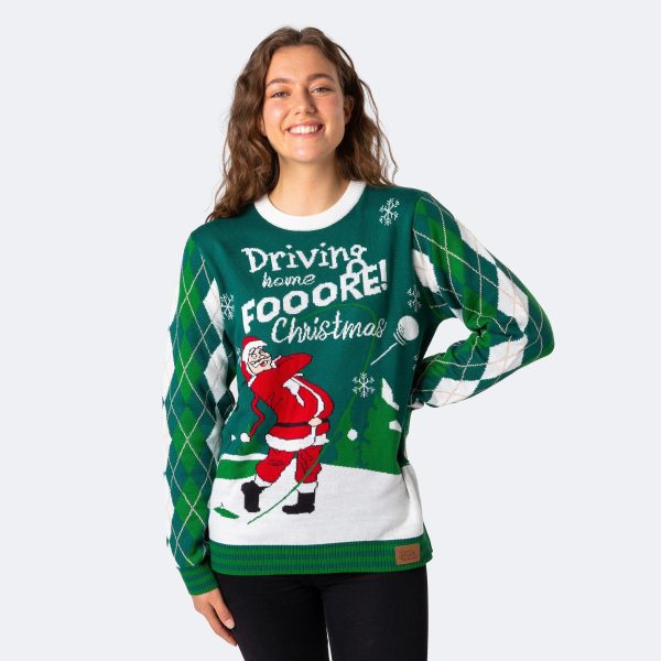 Golfspilleren Julesweater Dame