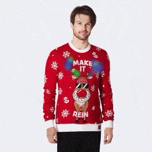 Make It Rein Julesweater Herre