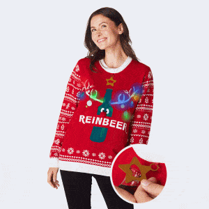 Reinbeer Rød Julesweater Dame