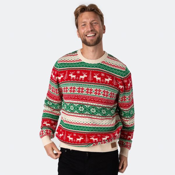 Strikket Julesweater Herre