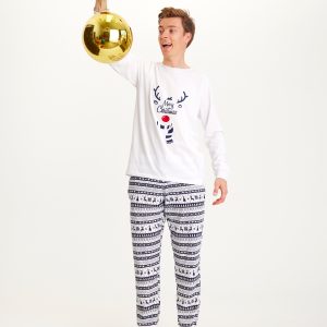 Årets julepyjamas: Sød Pyjamas Navy - herre / mænd.
