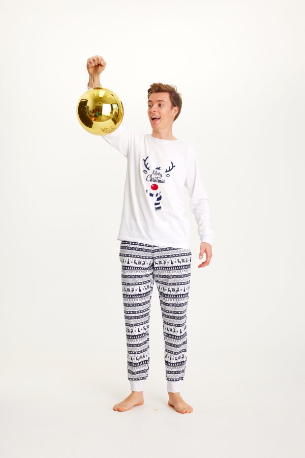 Årets julepyjamas: Sød Pyjamas Navy - herre / mænd.