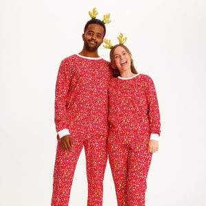 Den Julede Julepyjamas Rød - herre / mænd.