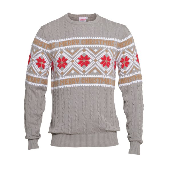 Den Nordiske Julesweater Grå - dame / kvinder