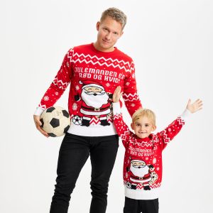 Julemandens VM Fodboldsweater - Voksen