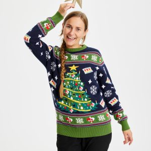 Juletræets Julesweater - dame / kvinder.