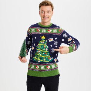 Juletræets Julesweater - herre / mænd.