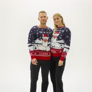 Jule-Sweaters - Fa la la la llama Sweater - 2XL