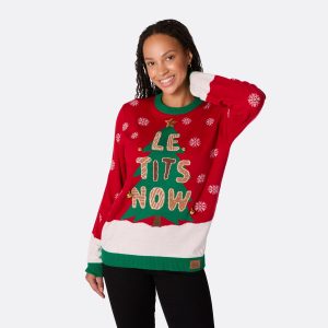 Let It Snow Julesweater Dame