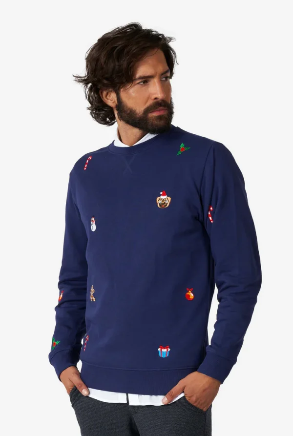 OppoSuits - Sweat X-Mas Icons - Navy L