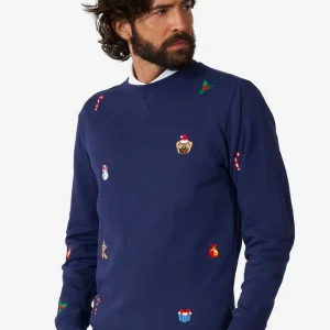 OppoSuits - Sweat X-Mas Icons - Navy XXXL