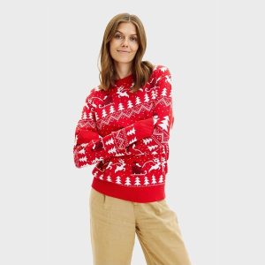 Jule-Sweaters - The stylish Christmas sweater red - 3XL