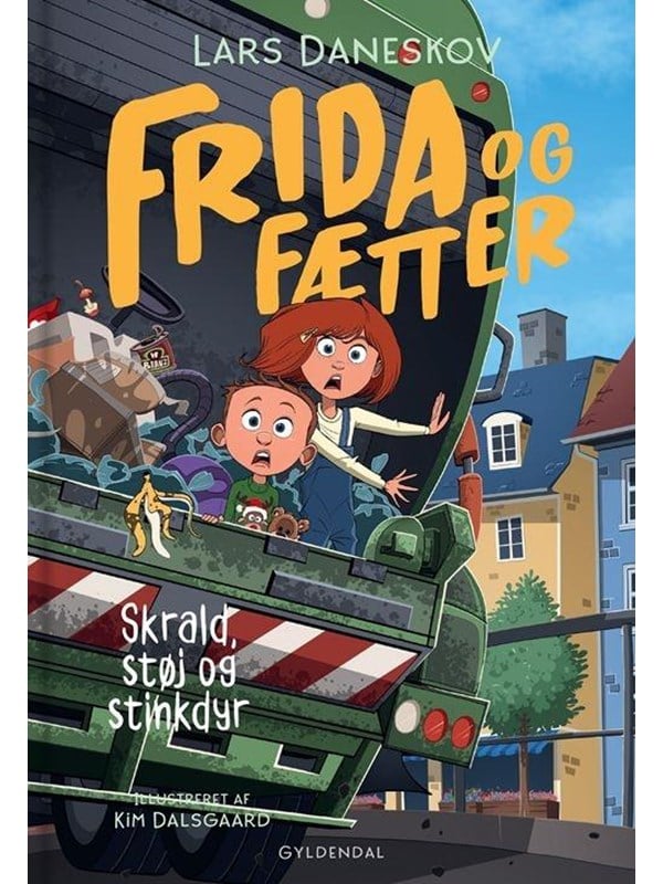 Frida og Fætter - Skrald støj og stinkdyr - Børnebog - hardcover