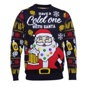 Jule-Sweaters - Have a cold one with Santa - XS/S