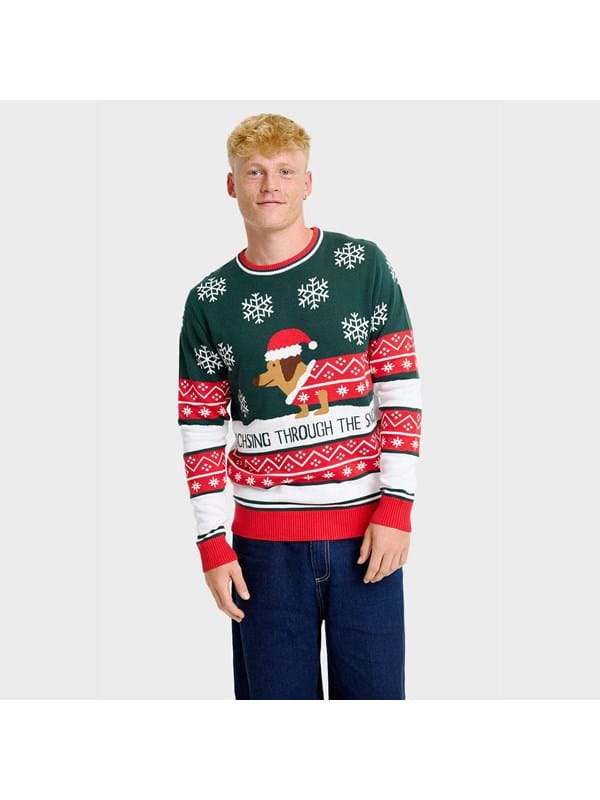 Jule-Sweaters - The sausage dog christmas sweater - 2XL/3XL